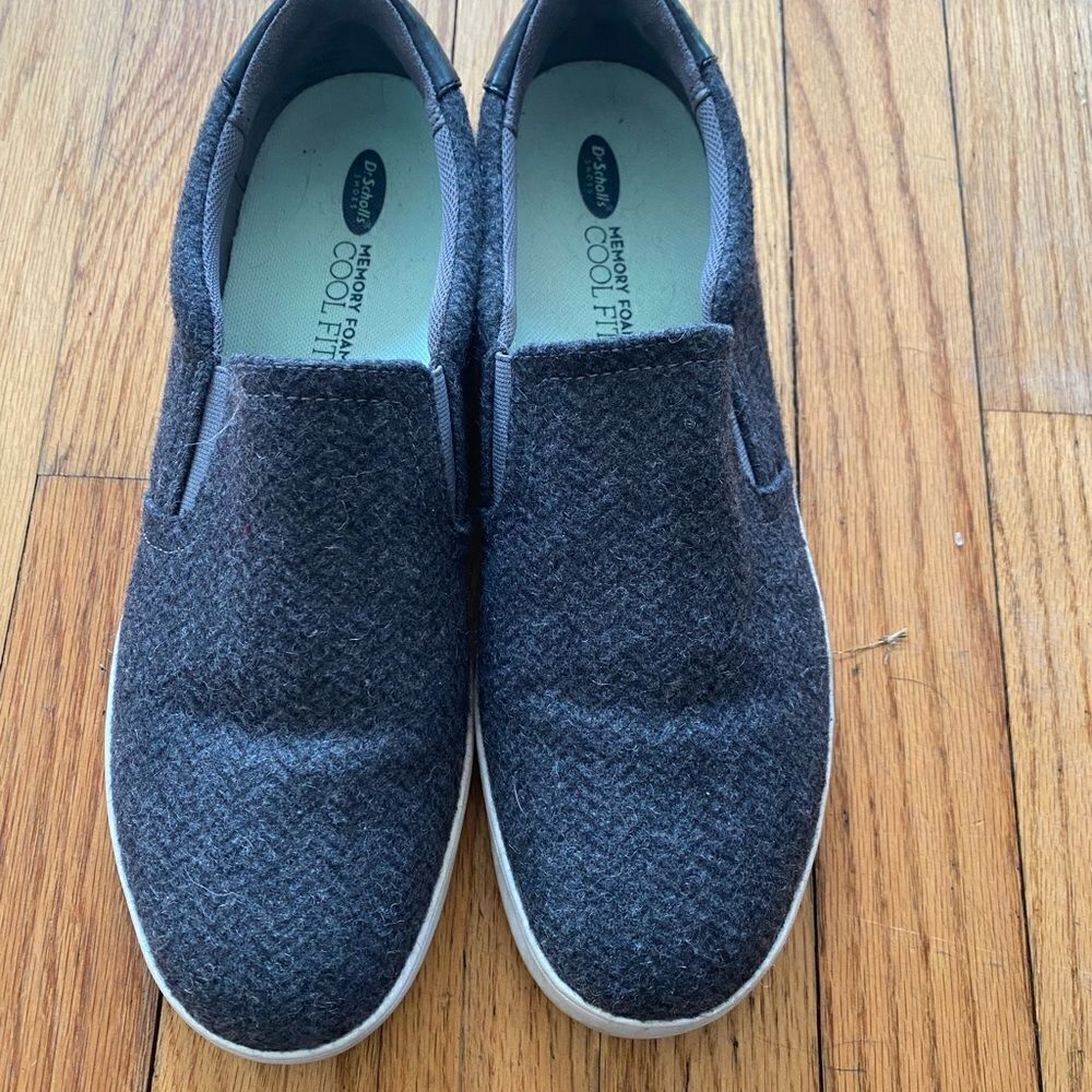 Dr. Scholl’s Herringbone Flannel Slip Ons - Picture 2 of 4